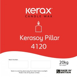 Sojų vaškas pastatomoms žvakėms, Kerasoy Pillar 4120