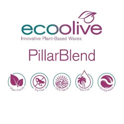 Оливковый воск для формовых свечей, ecoolive PillarBlend