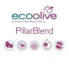 Alyvuogių vaškas pastatomoms žvakėms, ecoolive PillarBlend