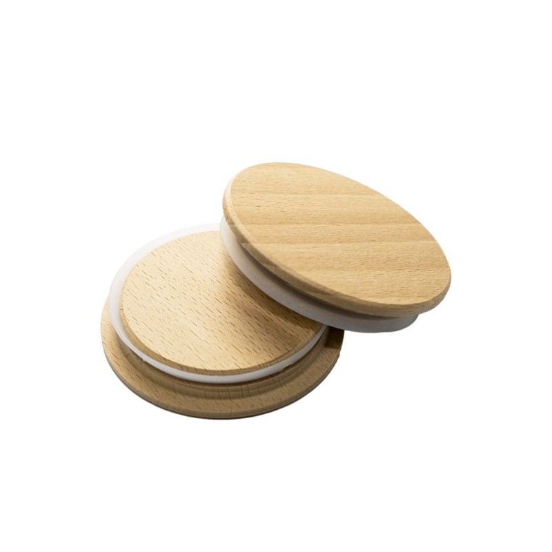 Medinis dangtis su tarpine AGNI indams, 7cm