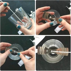 Держатель для фитиля, металлический, 10см