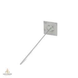Форма для свечи со съемным штифтом, квадратная, сталь, 55x230 мм, ПОДЕРЖАННЫЙ