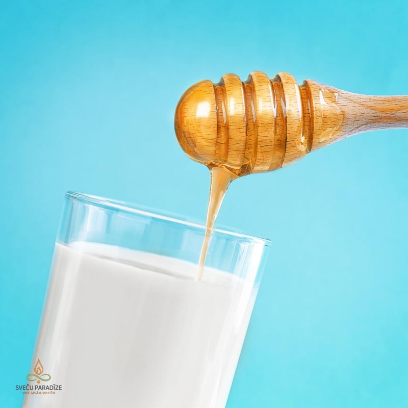 Medus ir pienas, aromatinis aliejus