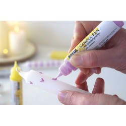 Sidabras, kontūriniai dažai žvakėms dekoruoti, 29ml