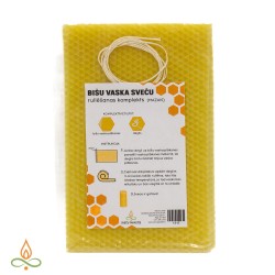 Bičių vaško žvakių sukimo rinkinys, mažas