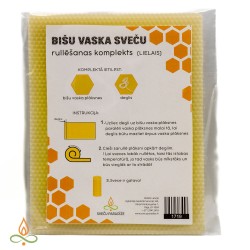 Bičių vaško žvakių sukimo rinkinys, didelis