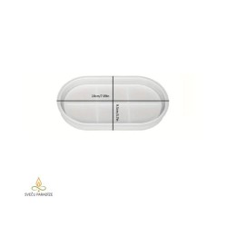 Epoksidinė ir gipsinė dubens forma Paletė, silikoninė, 180x95 mm