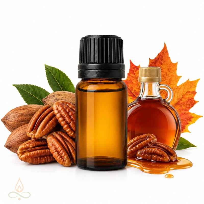 Pekano riešutai ir klevų sirupas, aromatinis aliejus